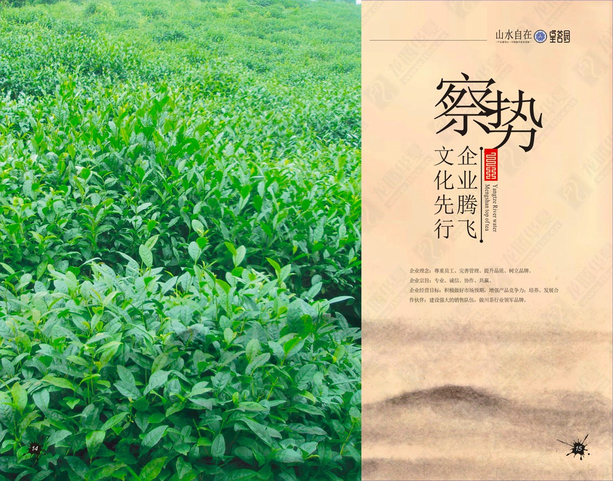 蒙頂山皇茗園茶業(yè)宣傳畫冊(cè)設(shè)計(jì)