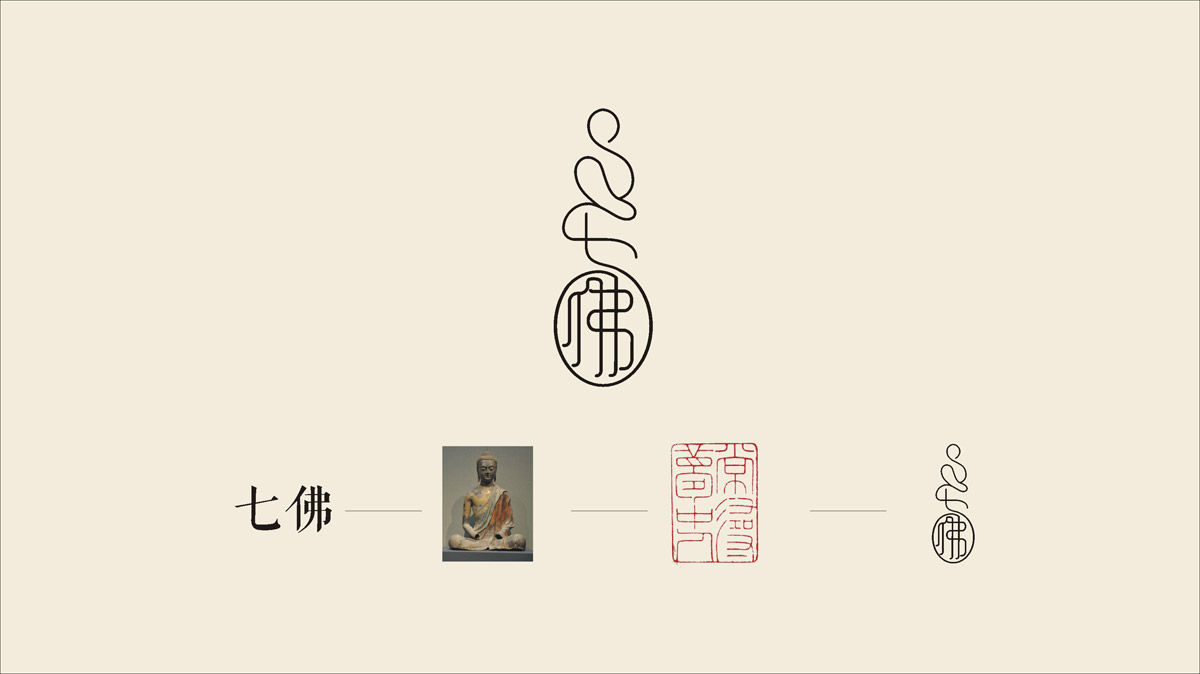 七佛貢茶品牌LOGO設計_成都茶葉品牌設計公司_成都茶葉LOGO設計公司_成都茶葉VI設計公司