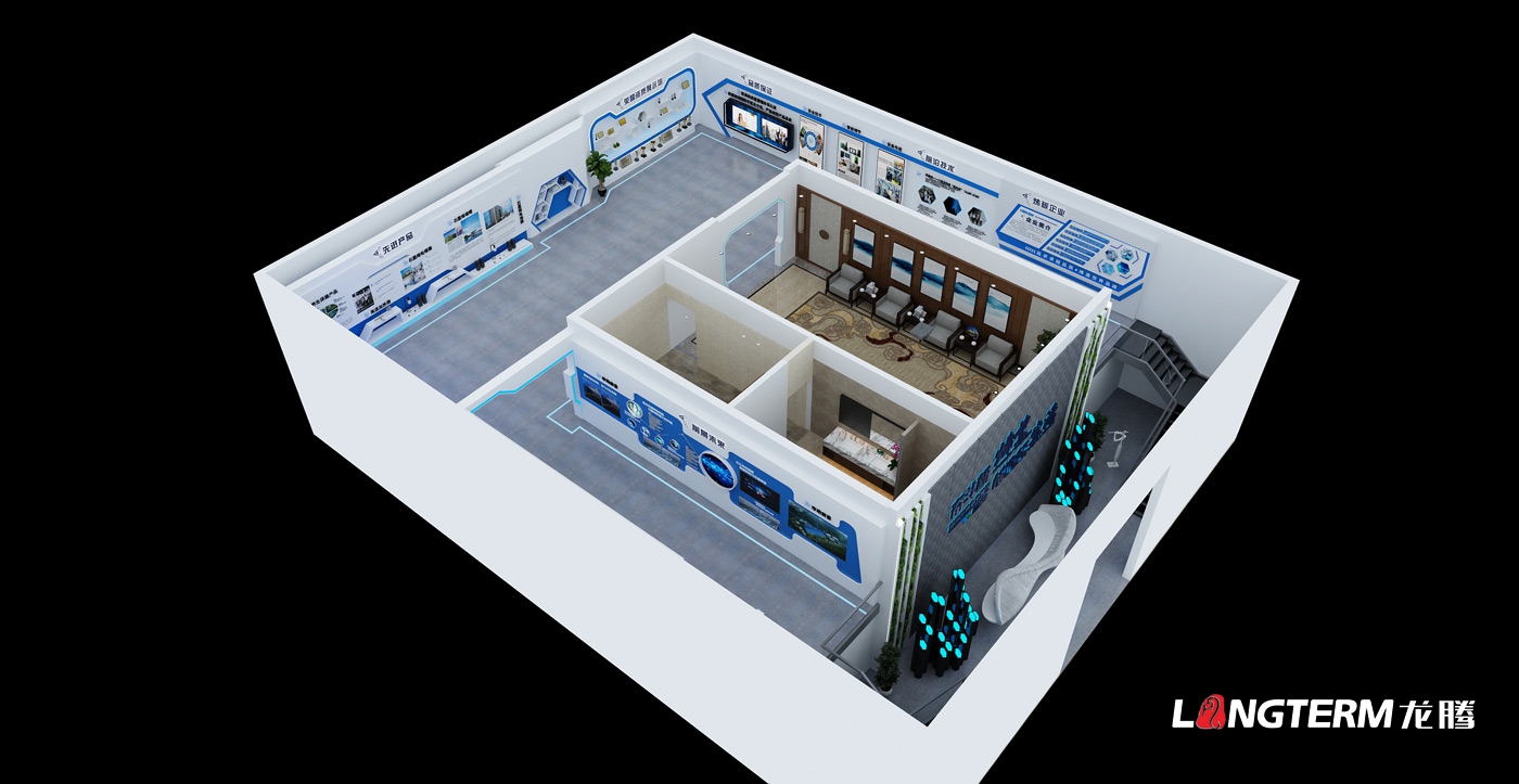 德陽烯碳科技有限公司展廳策劃設計效果圖